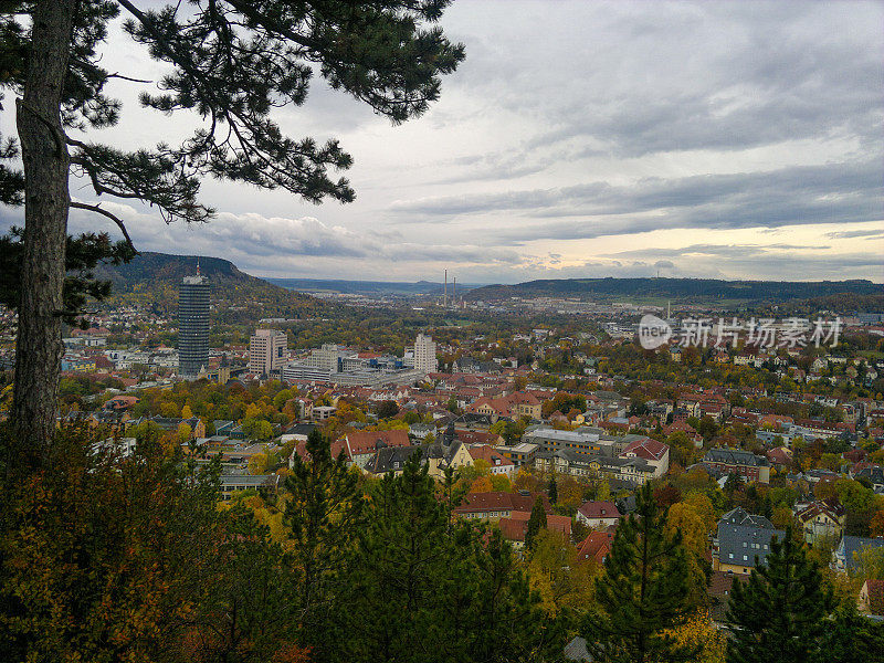 Jena -从Landgrafen餐厅观看